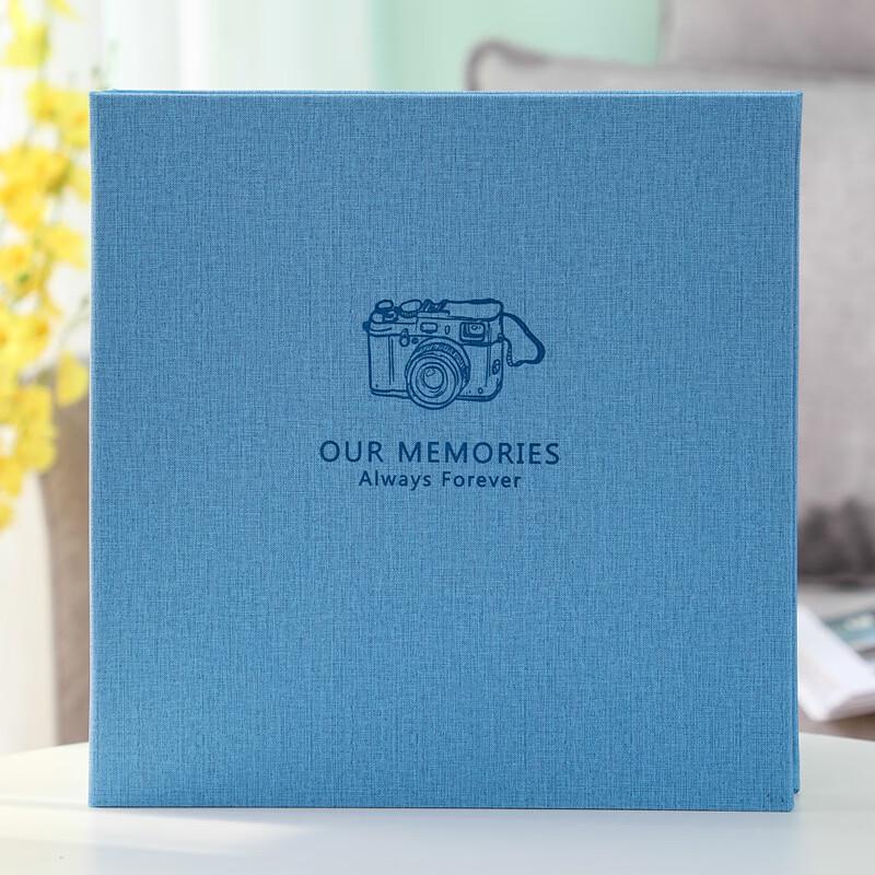 Handun Blue Leather Time Memory Photo Album