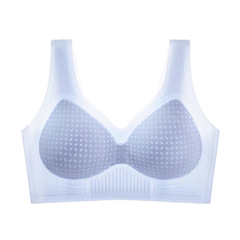 

Women s Ultra-Thin Seamless Cool Breathable Wire-Free Support Bra L (Weight: 90-110 Jin)