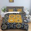 Bohemian Mandala Duvet Cover Boho Chic Hippie Bedding Mandala for Aducts Boys Girls Black White Bedroom Decoration Queen King