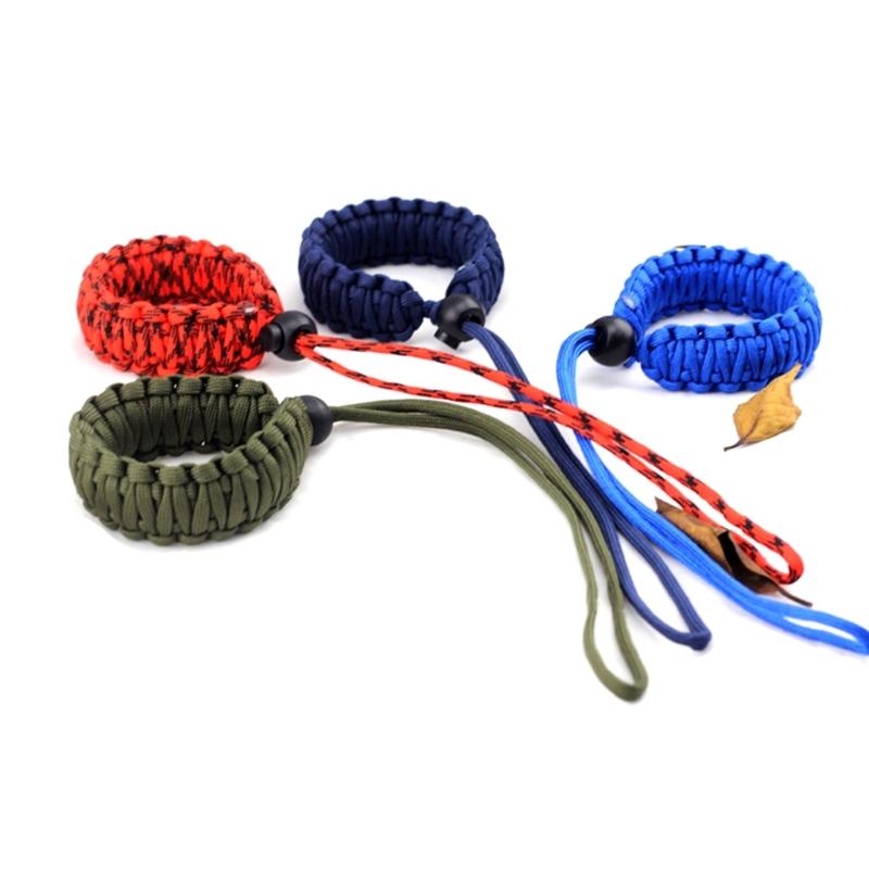 Alça de pulso colorida para câmera, liberação rápida, alça de mão de nylon trançado durável - adequada para câmera digital, 4 cores