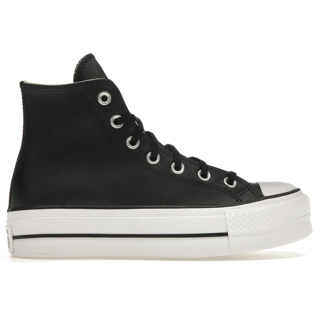 

Кеды Converse Chuck Taylor All Star Lift Hi Черная кожа (Женский)(561675С) 36