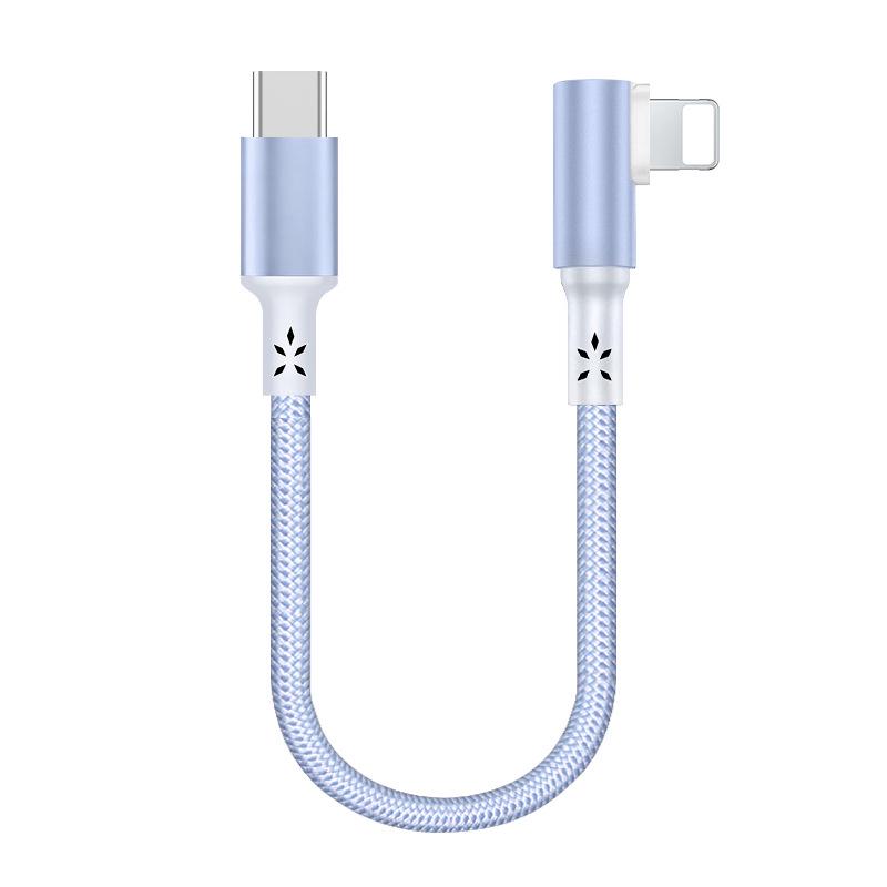 0.25/0.5m Short Double Type-C Data Cable for Huawei & Apple iPhone - PD Fast Charging.