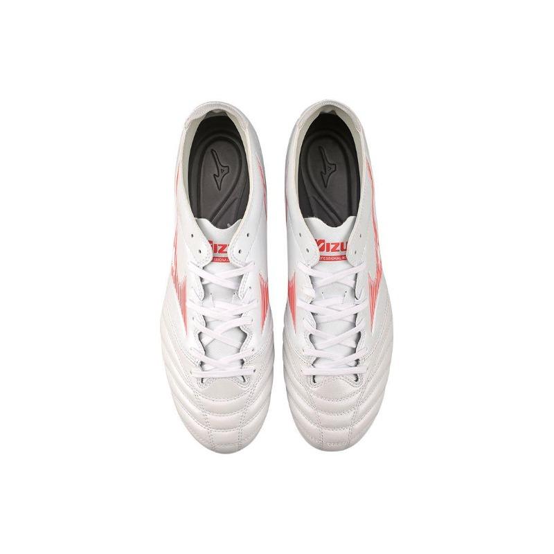 Mizuno Monarcida Neo III Pro AG Men Soccer Shoes White Red P1GA208464