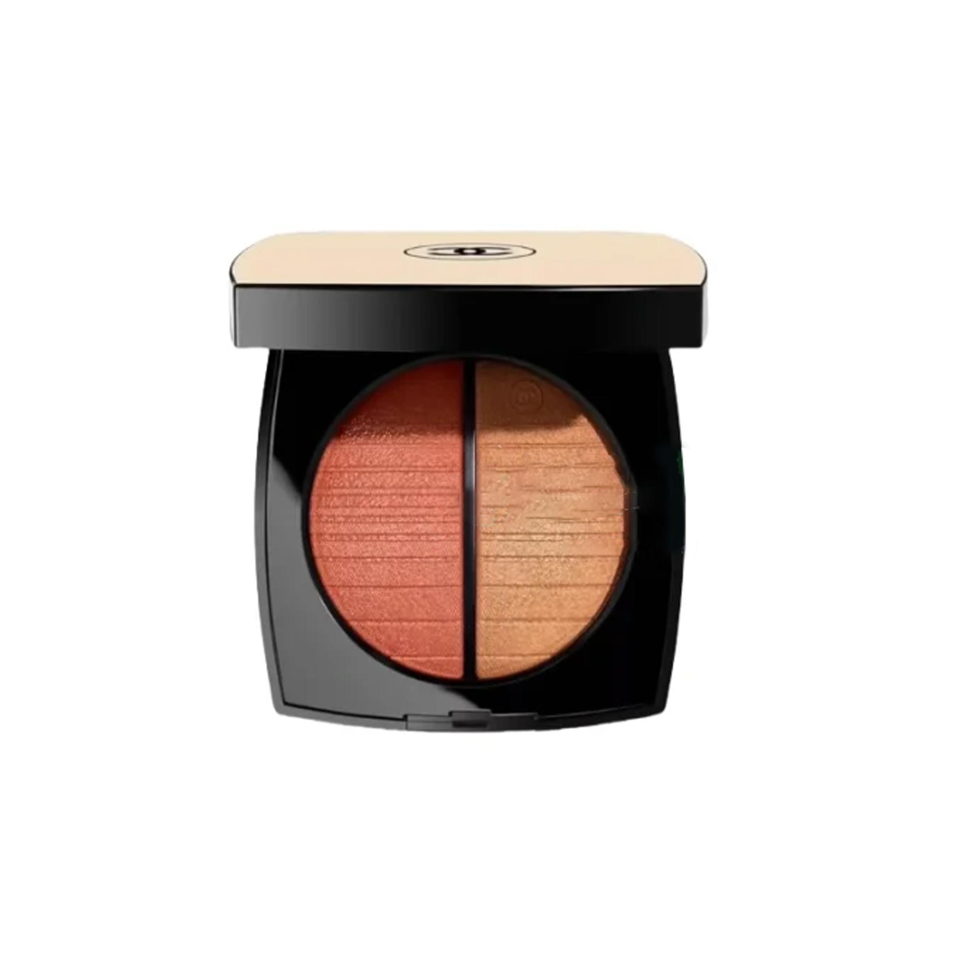 CHANEL Les Beiges Healthy Golden Glow Powder Exclusive Creation – Illuminating Powder Duo (Aurore) #Soleil Couchant