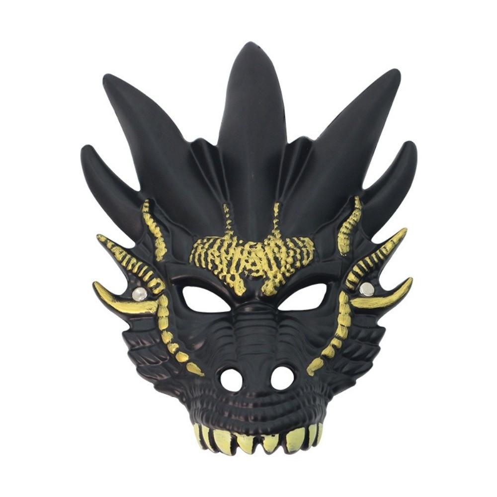 Full Face Dragon Head Mask Animal Masquerade Mask Punk Halloween Mask  Women