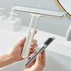 1pc Silicone Water Wiper Plate Glass Cleaner Scraper Car Windshield Cleaning Squeegee For Car Windshield Window Bathroom Kitchen