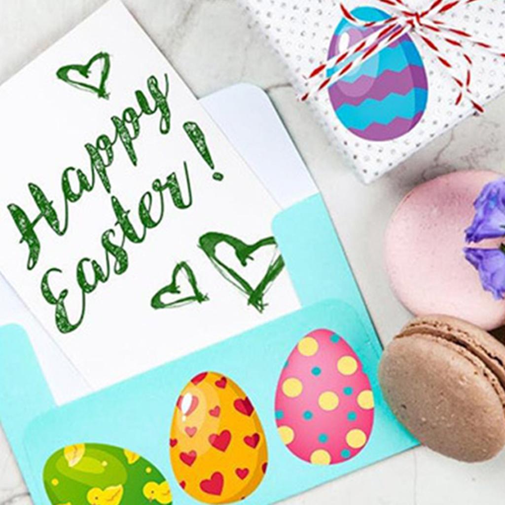 512Pcs Eggs Sticker for Kid Adult Wrapping Sticker Festival Party Decoration Sticker for Seal Envelope Card Packaging