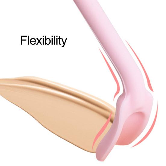 3Pcs/Set Cream Scraper Unbreakable 3 Shapes Long Handle Double Head Design Anti-slip Non-deformation Cosmetic Scraper for Beauty Shop