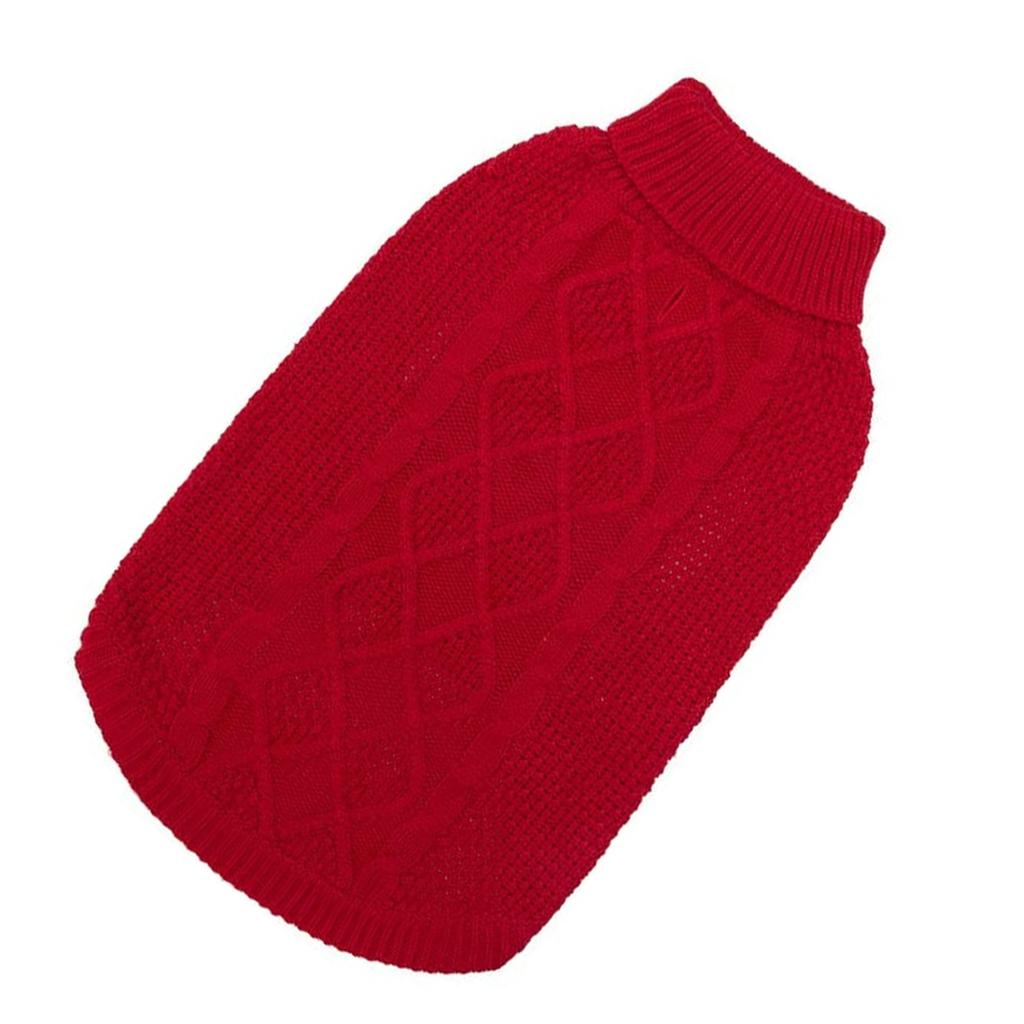 Haine Tricotate pentru Câini Pulover Cald cu Gât Rulat pentru Câini Mici până la Mari Pulover Pet pentru Căldură Iarna Design cu 2 Picioare