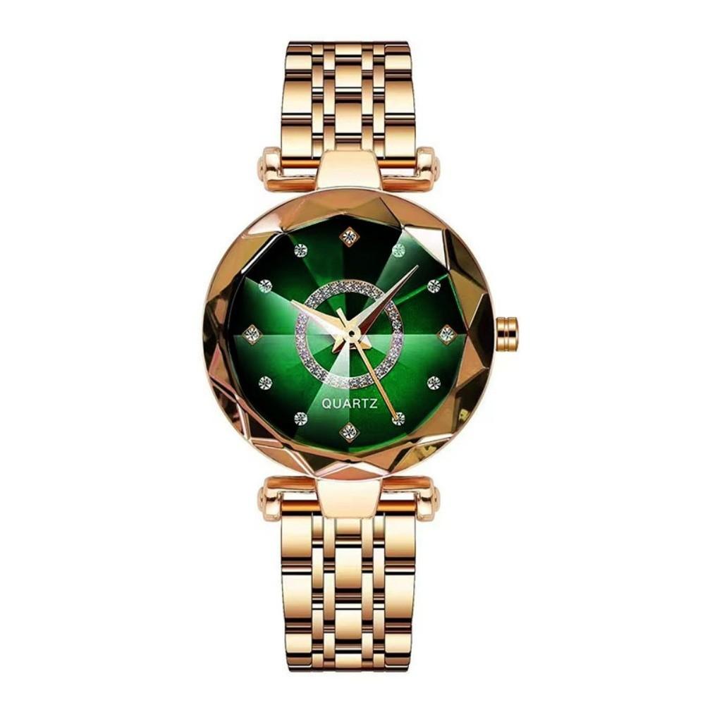 Fashion Stainless Steel Ocean Star Watch Polished Jewelry Accessories Quartz Watch Bracelet Ladies' Wristwatch Business