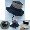 Summer Nylon Fisher Hat With Wide Brim And Sun Protection For Outdoor Activities