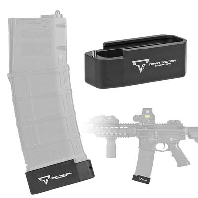 Ryohinbuhin E&C M4 PMAG Series Compatible TTI Magazine Extension Magazine Bumper Replica CNC Aluminum Alloy Black
