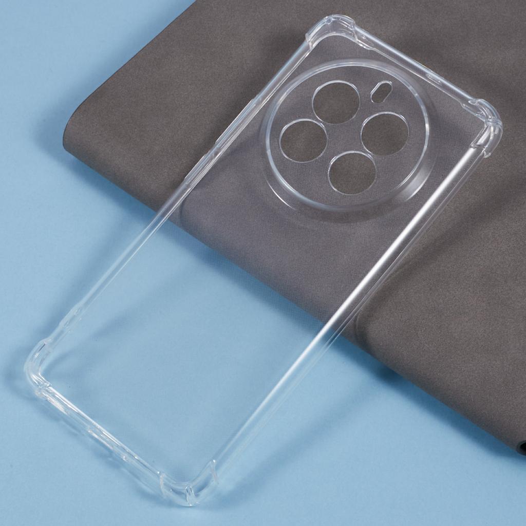 For Realme 12 Pro+ 5G/12 Pro 5G Phone Case Thicken Four Corner Clear TPU Cover