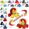 Plush Spiderreversible Octopus Toy Batdoublesided Flip Stuffed
