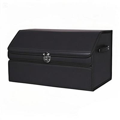 Car Trunk Organizer Box Large Capacity Auto Multifunctional Tools Storage Bag Stowing Tidying Leather Folding for Emergency Storage Box