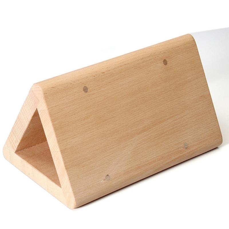 Leather Craft Tool With Wood Triangles Mould For Accurate Bending And Crafting Tasks