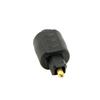 to Male Fiber Optic Adapter Audio Connector Digital Optical Cable Adapter Toslink Plug Converter