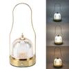 Portable Cordless Lantern LED Table Lamp USB Rechargeable 3600mAh Battery Operated 3 Color Temperature Touch Dimmable Night Lamp