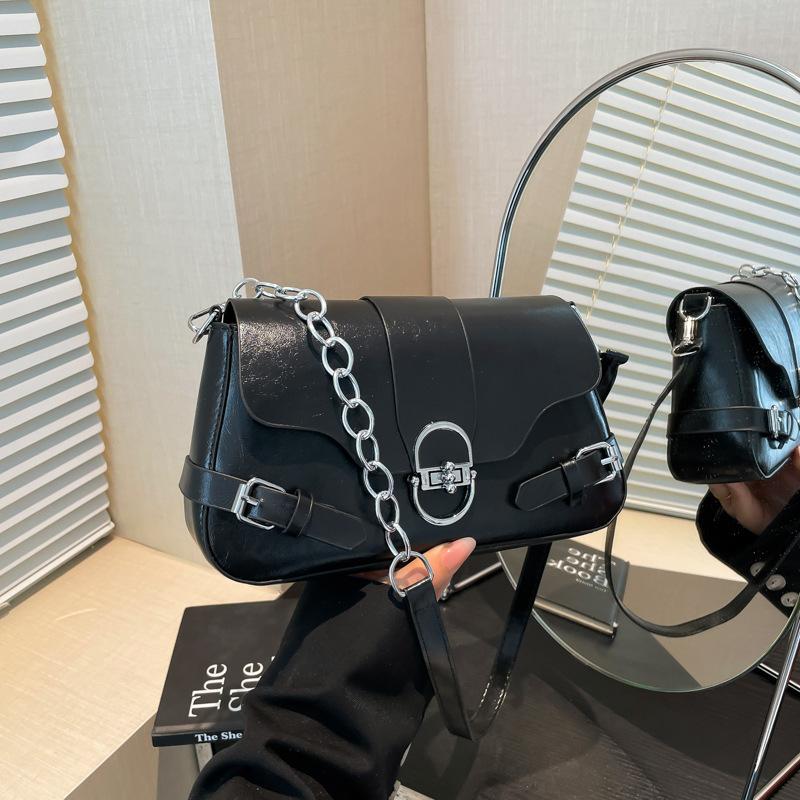 Niche Bag Women's 2025 New Armpit Bag Maillard Retro Shoulder Bag High-end Fashion Commuter Messenger Bag