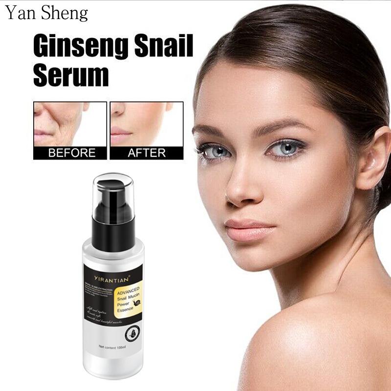 Snail Protein Essence Solution Brightens Skin Color and Shrinks Pores
