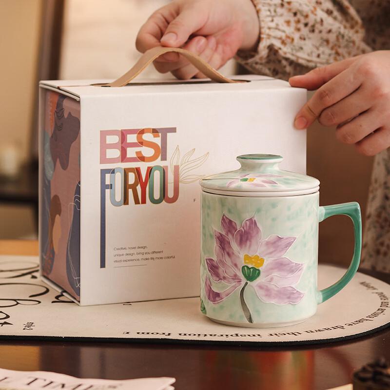 OLOEY Ceramic Tea Infuser Mug