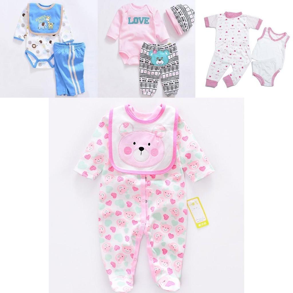 Adorable Romper Dress Clothes For 22''-23'' Lifelike Reborn Baby Dolls