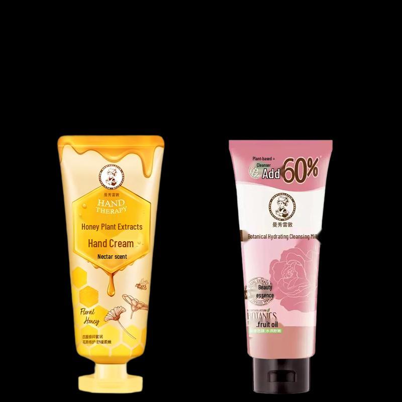 Mentholatum Honey Floral Hand Cream & Hydrating Cleanser Set