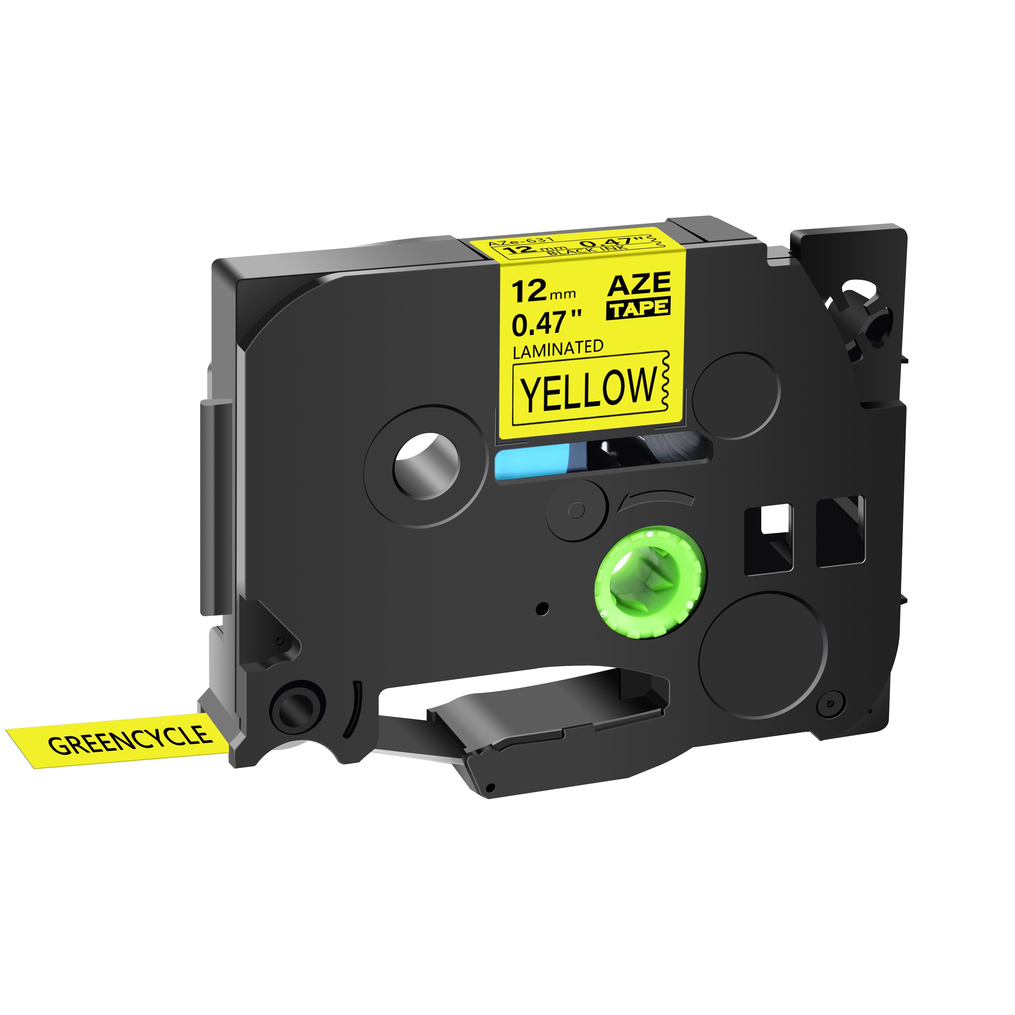 

1 шт. Лента для этикеток 231 6 мм/9 мм/12 мм, совместимая с устройством для изготовления этикеток Brother P-Touch, подходит для ленты TZ TZE 131 231 431 531 631 731 12mm