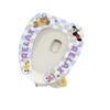 Soft Plush Toilet Seat Cover With Adhesive Backing Universal Fit Adult Bathroom Use 38x39.6cm