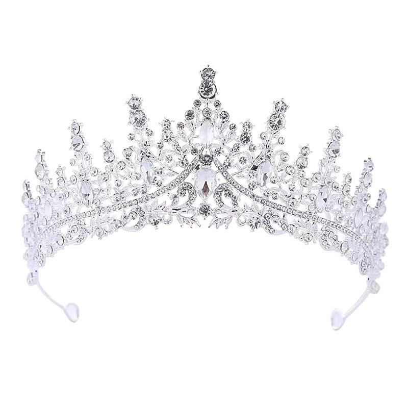Versatile Bridal Crown Headband for Weddings, Birthdays, and Parties