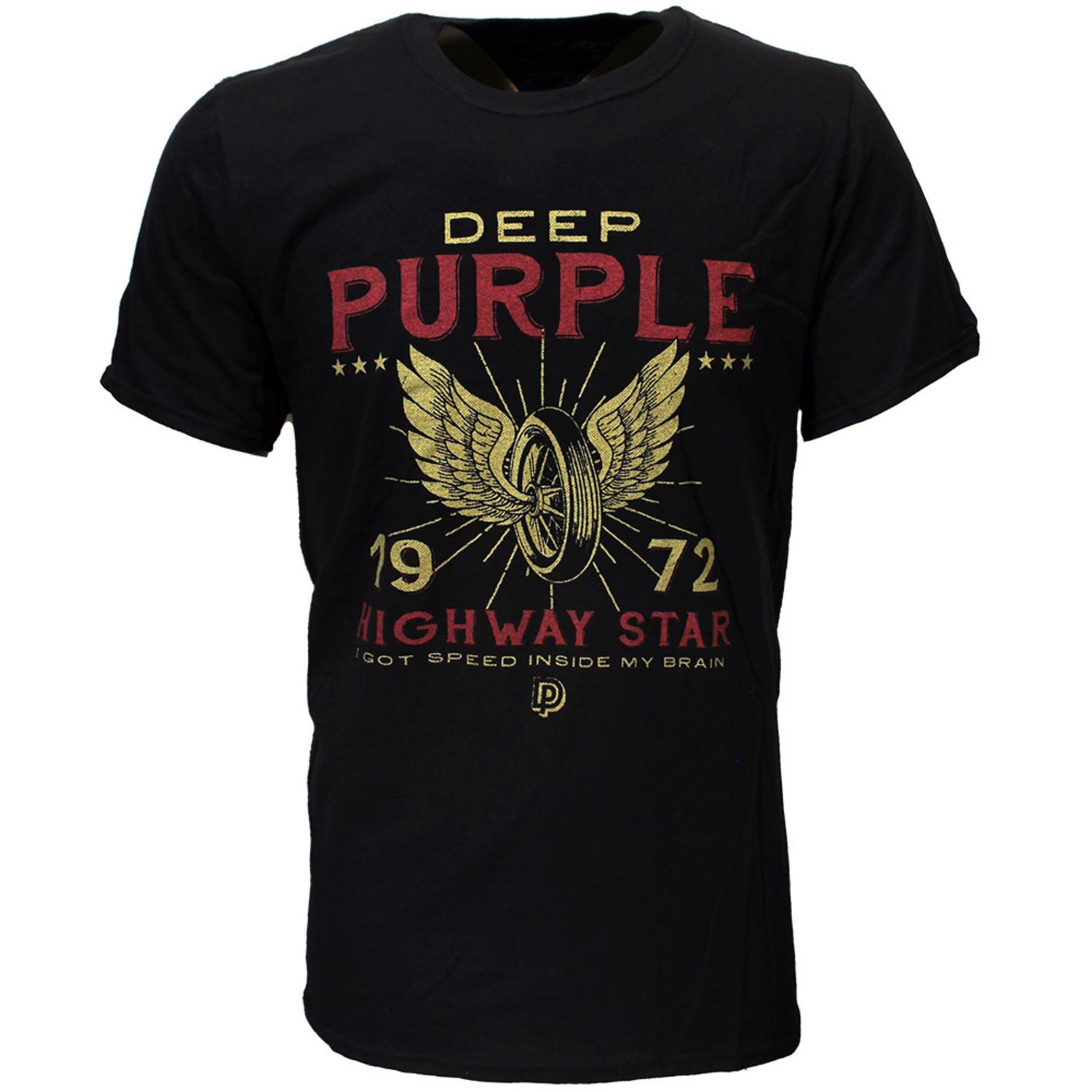 Rare! Deep Purple Highway Star T-Shirt Gift Adult All Size S to 5XL XXXXL