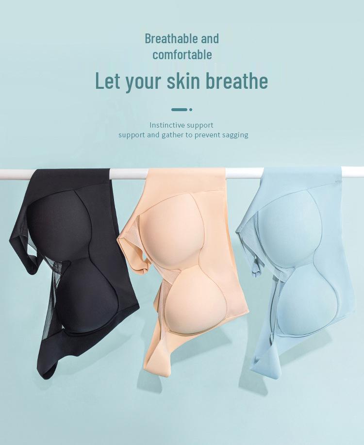 Sasha Summer Plus Size Seamless Ice Silk Bandeau Bra - Ultra-Thin, Breathable & Beautiful
