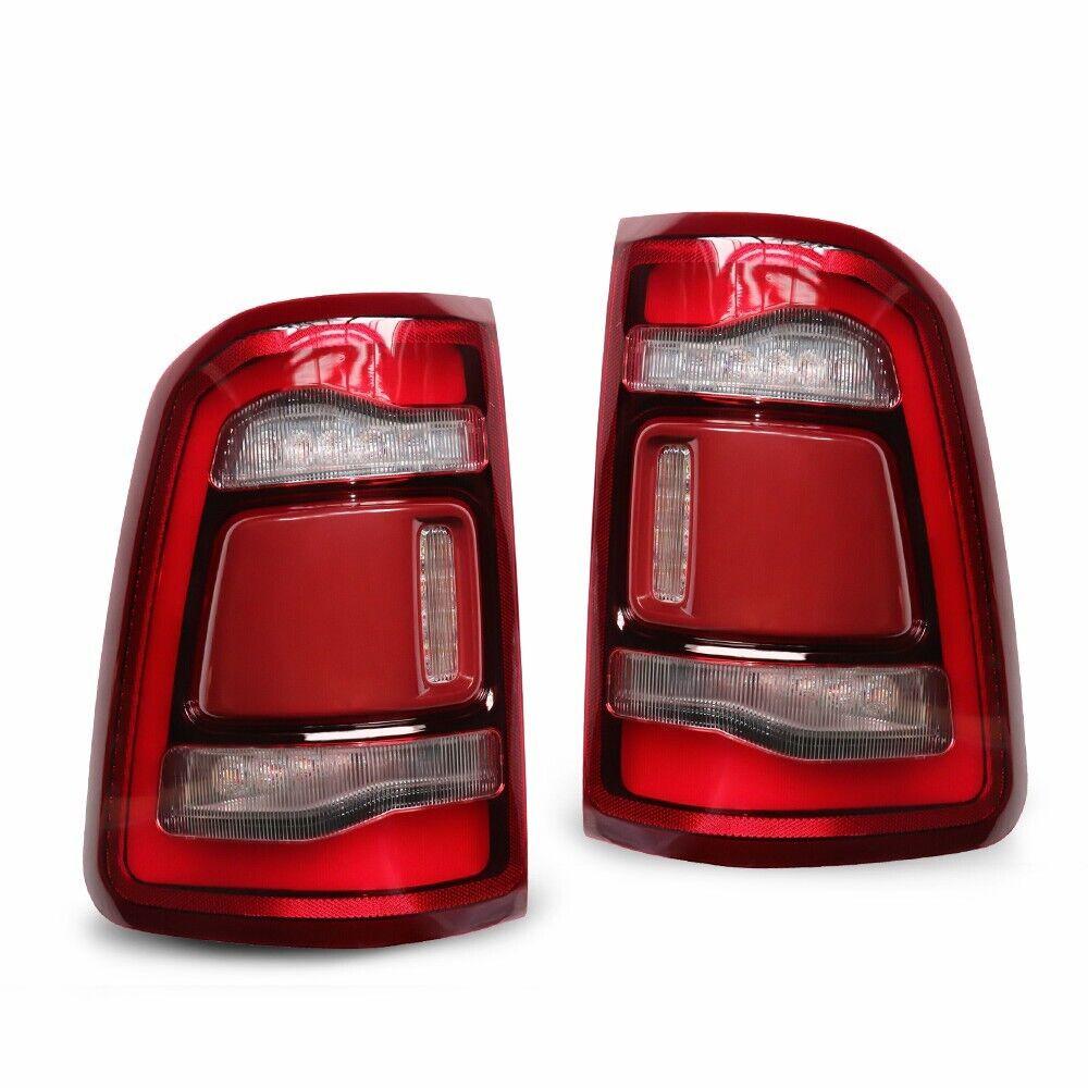 Pair Left Right LED Tail Light For 2019 2020-2022 Dodge Ram Rear Brake Stop Taillamp