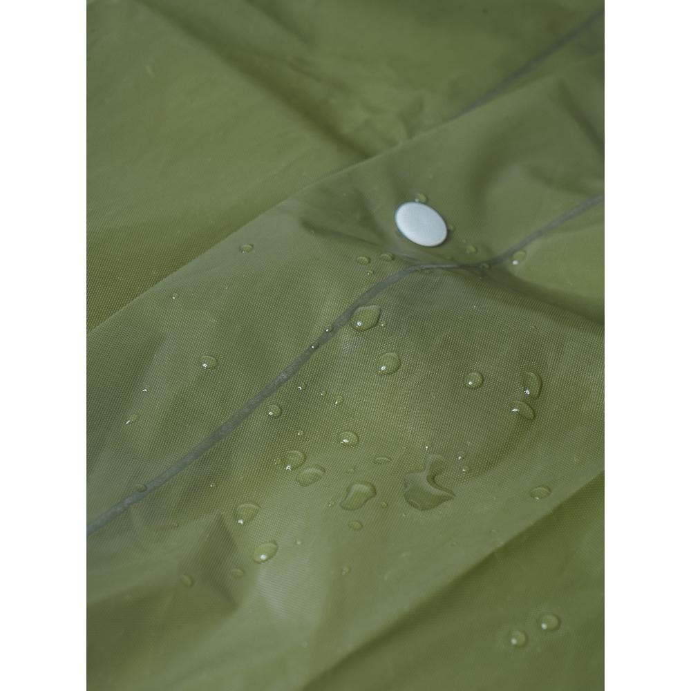 Daiso Long Size Adult Raincoat Khaki Model