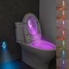 Colorful Sensor Toilet Nightlight - Mood-Setting Bathroom LED