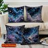 2D Starry Night Clouds Pillowcases For Cozy Decor Pattern Cushion Cover Suitable For Sofa Bedroom Car Pillow Cover
