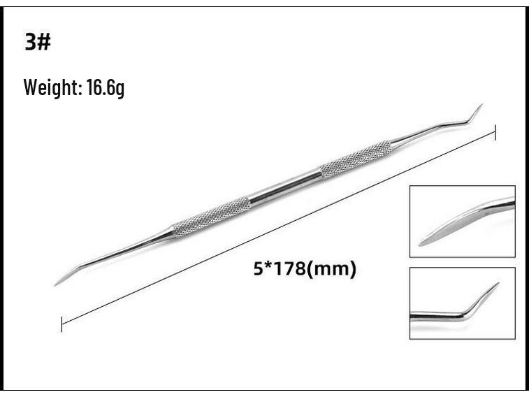 Set de Îngrijire Dentară din Oțel Inoxidabil: Instrumente de sculptat și umplere cu cuțit și lingură de ceară