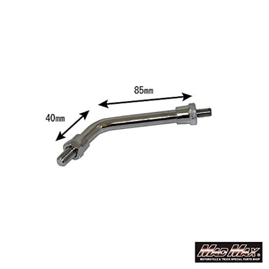 Kawasaki Z2 Type Short Mirror 2 Pieces Stays, 10mm, Plated,