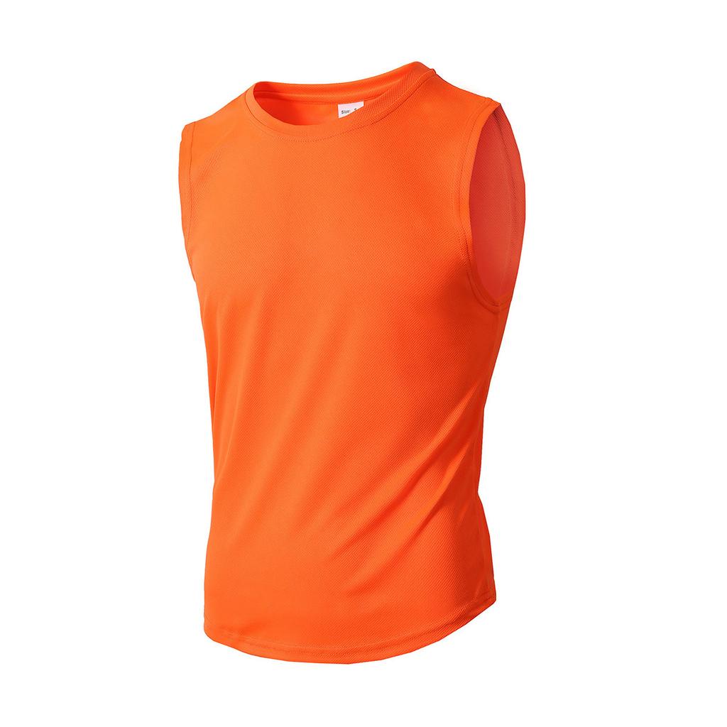 Men Summer Sports Fitness Sleeveless Tank Top Breathable Quick Dry Solid