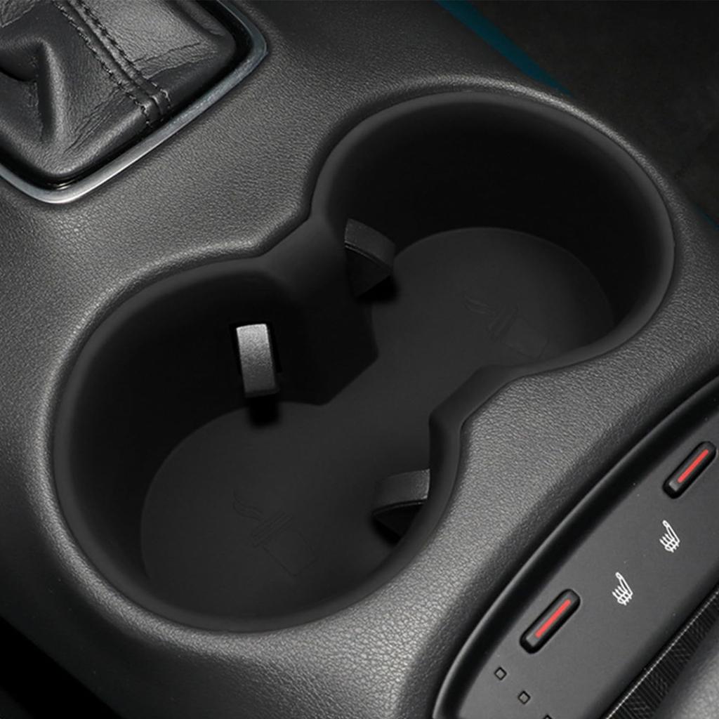 Fucaten Car Cup Holder Compatible with Toyota New Harrier 80 Series Console Tray Drink Holder Cover Storage TPE Material
