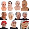 Halloween Old Man Latex Mask Smokingh Grandmothe Home Festival Party