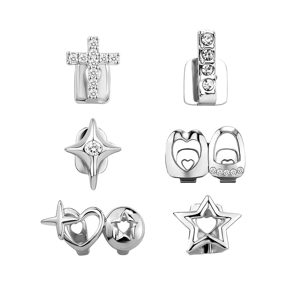 Real Gold Plated Hip-Hop Teeth Brace TEMU Halloween Hot-Selling Gold Teeth Set Rap Versatile Personality Teeth Accessories Wholesale