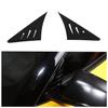 Toyota Supra GR A90 A91 MK5 2019-2025 Side Mirror Triangle Spoiler Trim - 2pcs (Glossy Black)