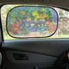 Car Window Covers Static Cling Films Stickers To Blocking UV Cartoon Glare Blocker Mesh Shield Protection Electrostatic