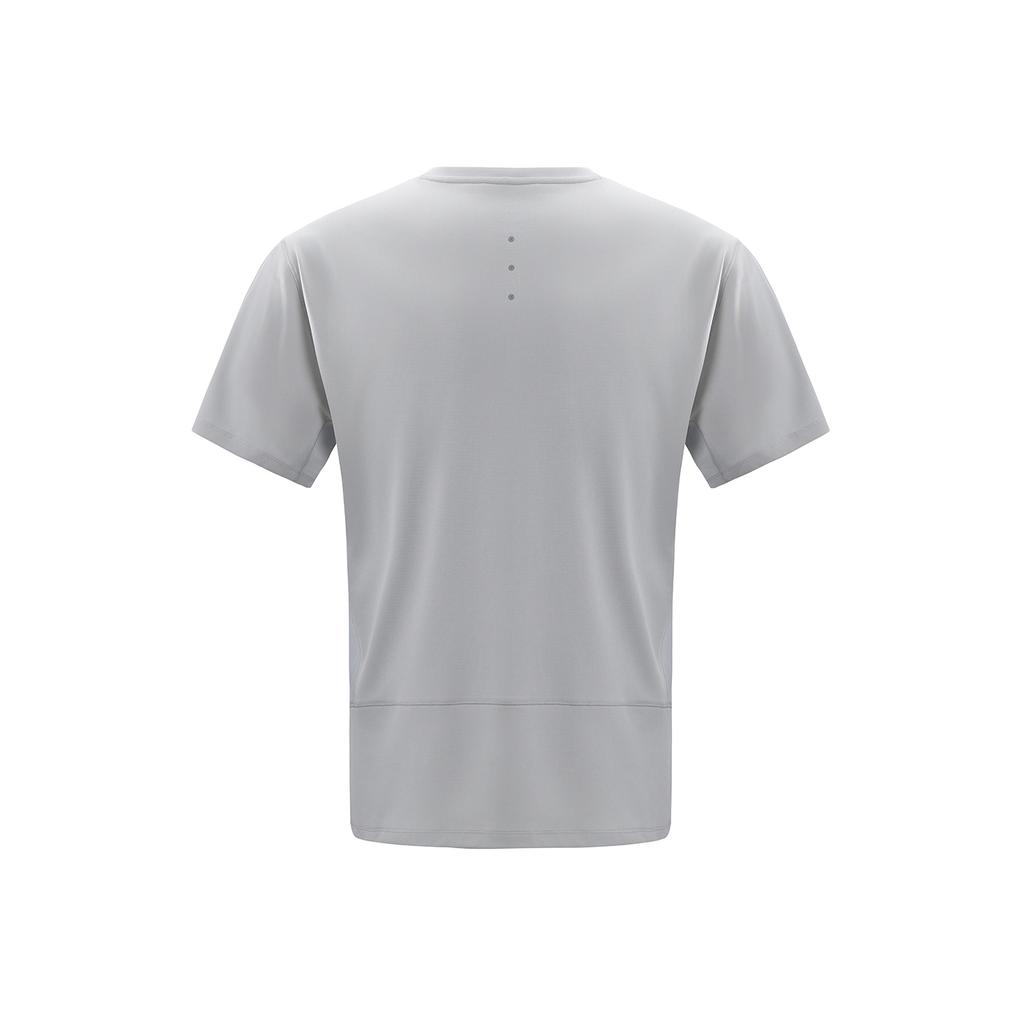 Under Armour SS25 Hiking Series Casual Sports Breathable Round Neck Moisture-Wicking Quick-Dry Short Sleeve T-Shirt Men Tops Light-Gray 15215107-0104