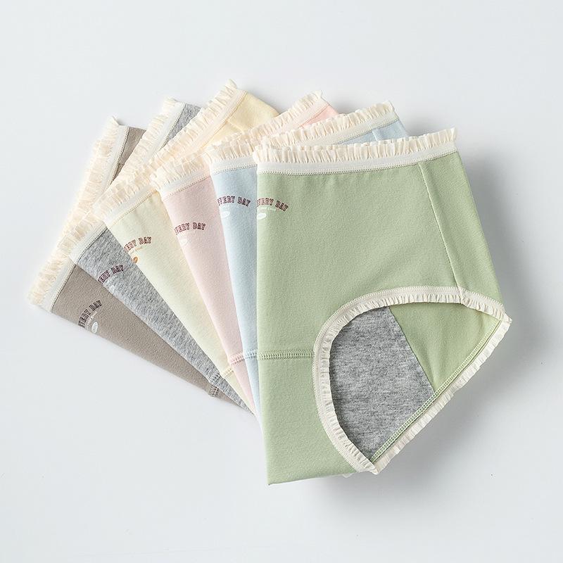 

10A Антибактериальное Непромокаемое Женское Менструальное Белье из Чистого Хлопка XL