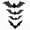 48Pcs 3D Bats Wall Stickers Halloween Decorations, 3D Bat Stickers for Window Wall Decorations, Halloween Party Supplies