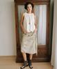 Auro Sandy Tie Skirt [ Olive ]