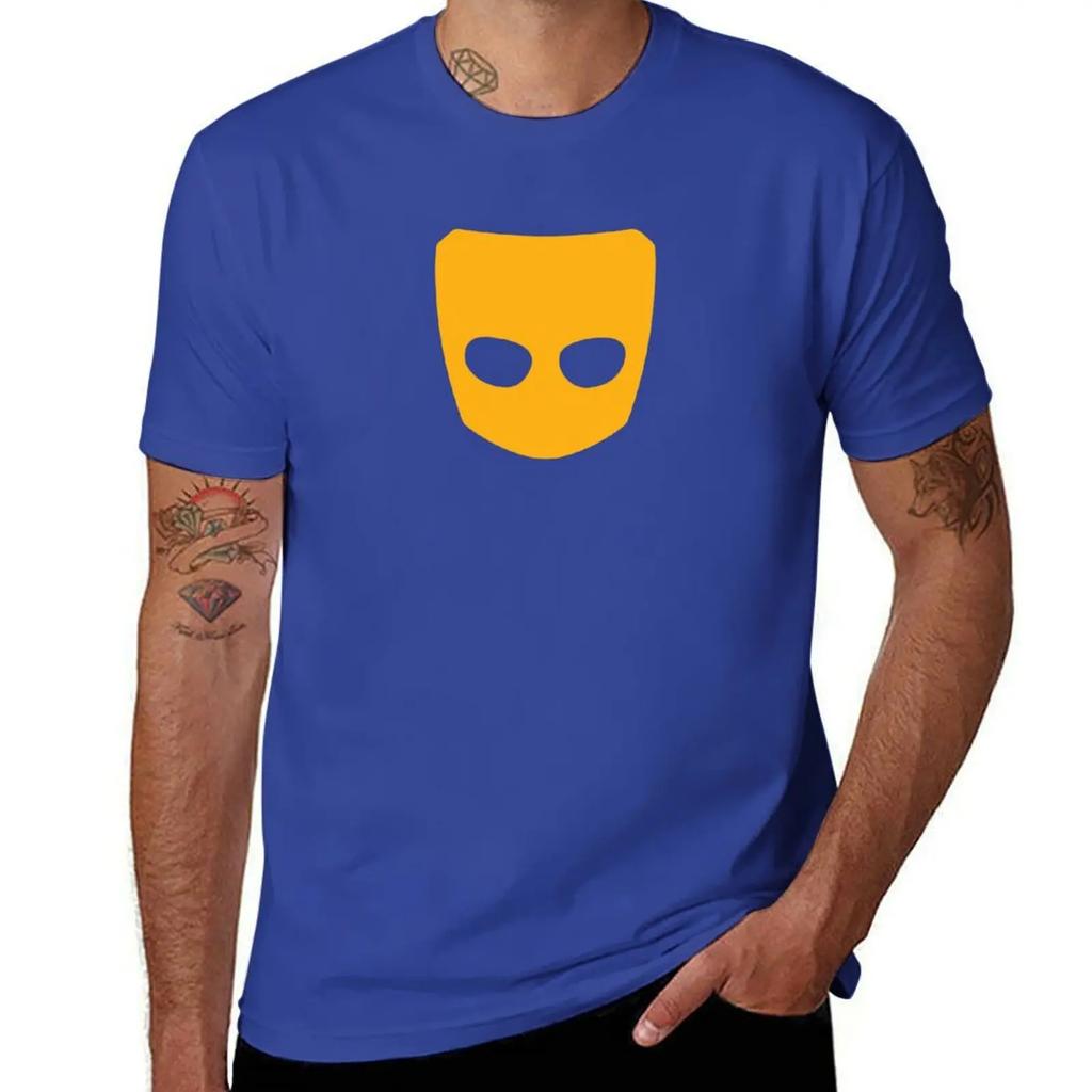 Grindr Logo Cool Graphic TShirt Graphics Quickdrying Sublime Shirts Graphic Tees Mens Big and Tall T Shirts 2025 New Model