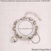 Elegantní Titanová Ocelová Pár Bracelet Srdce - Unisex, Luxusní Design, Univerzální a Stylový